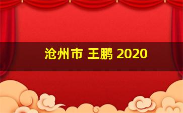 沧州市 王鹏 2020